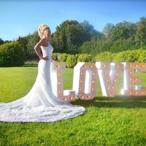Lettres Lumineuses (Pack "I love you" 5 lettres)
